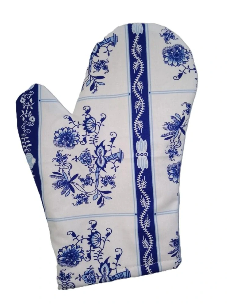 Textilní dort dvoupatrový "modrý cibulák"