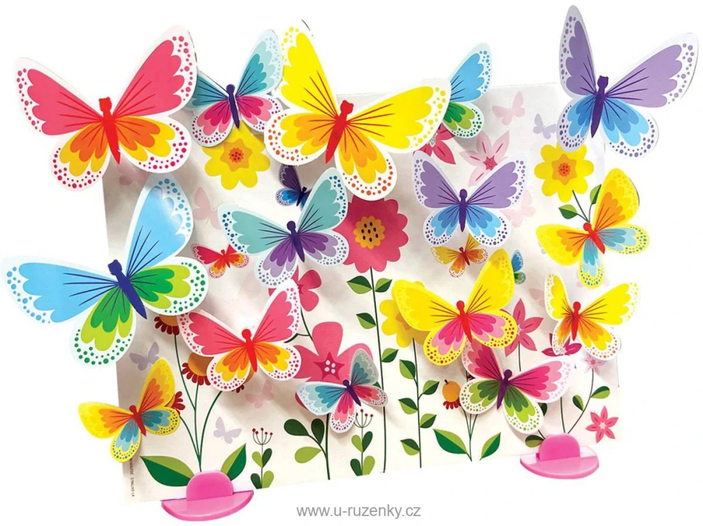 Motýlí plátno svítící kreativní set