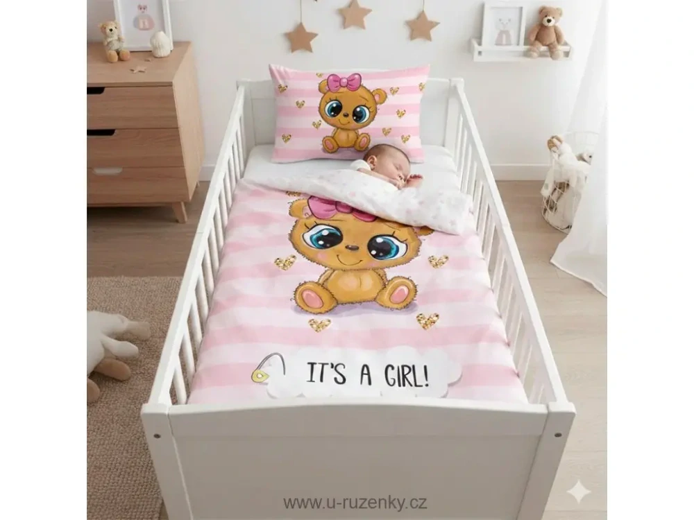  ›  Povlečení do postýlky Medvídek Máša