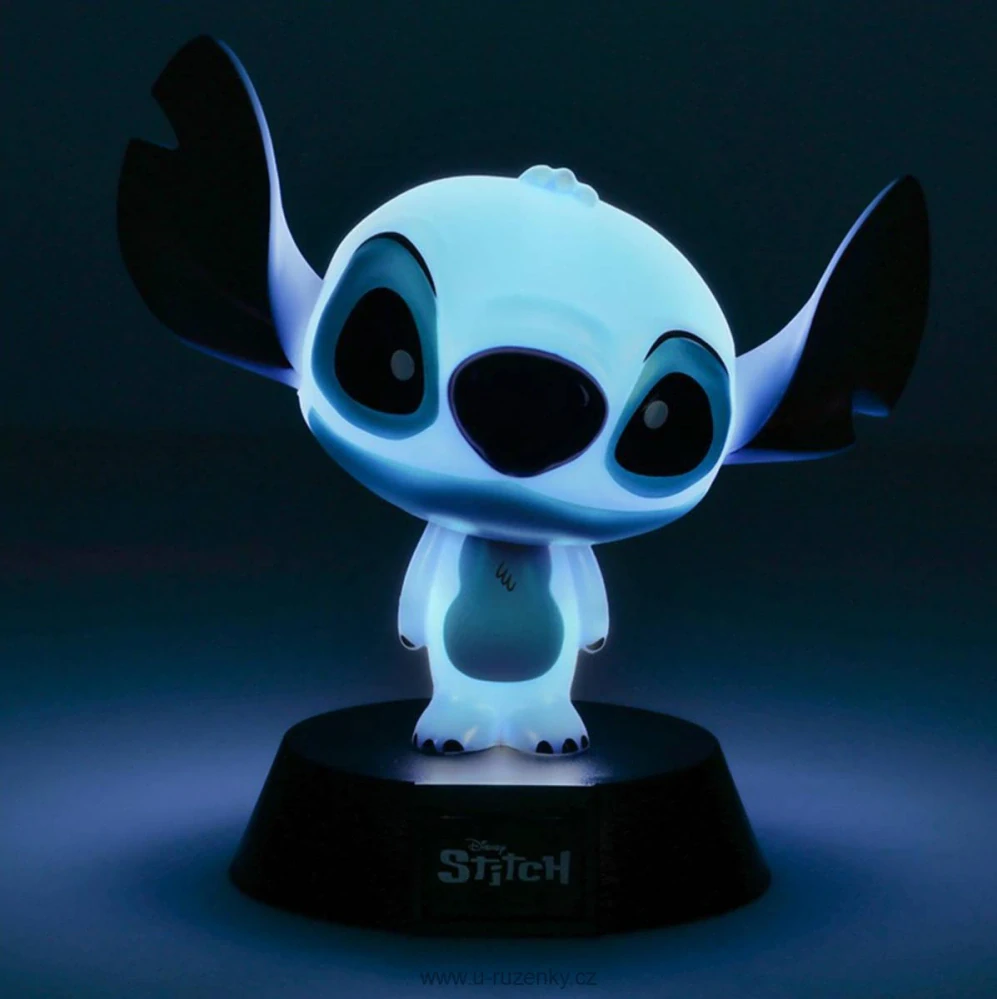Světlo Disney Icon Light Stitch dětská noční lampička na baterie