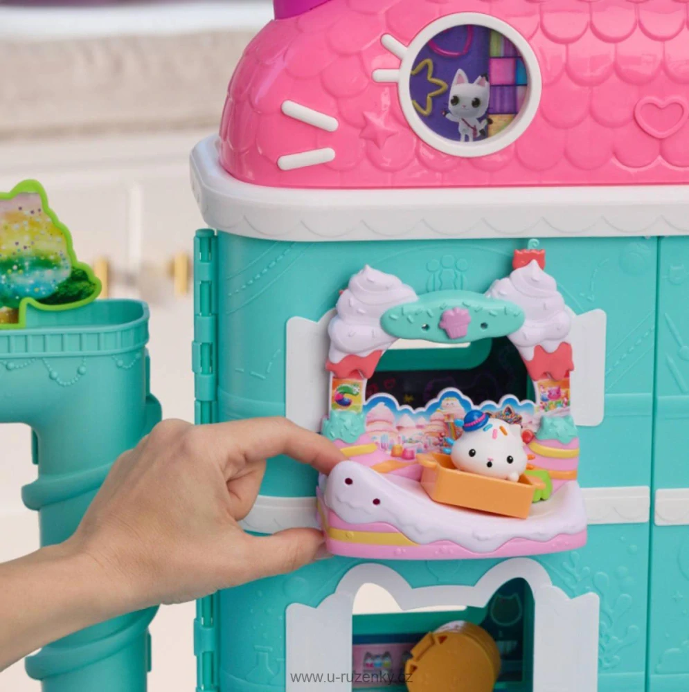 Velký Dům Gabbys Dollhouse set s figurkou Gábi a doplňky