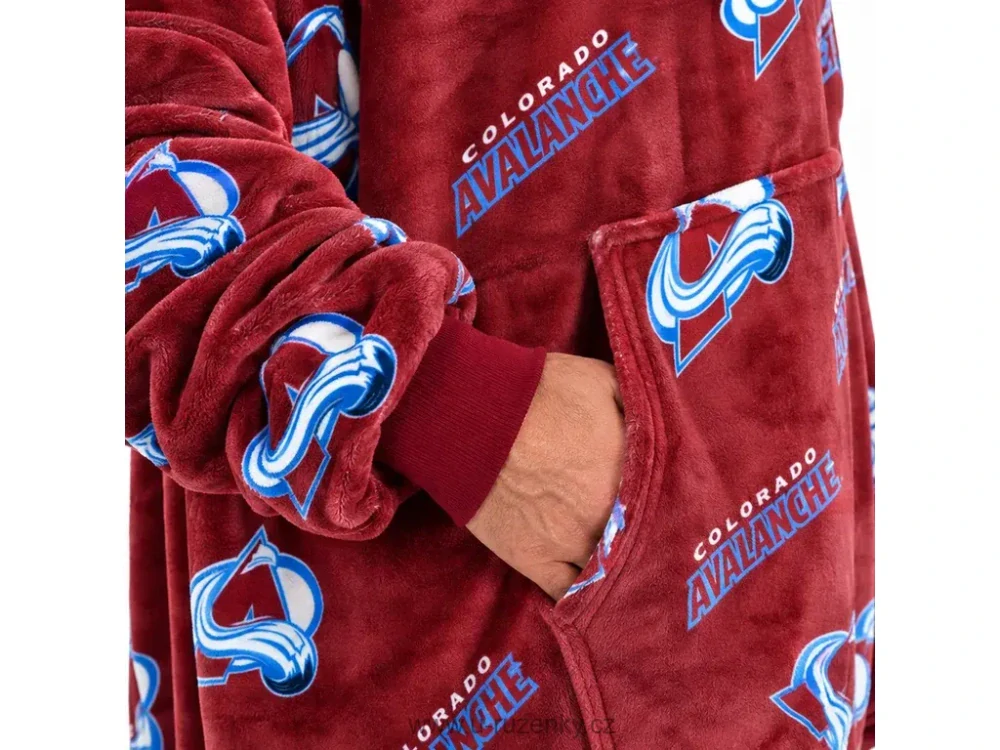 Mikinová deka NHL Colorado Avalanche velikost XL
