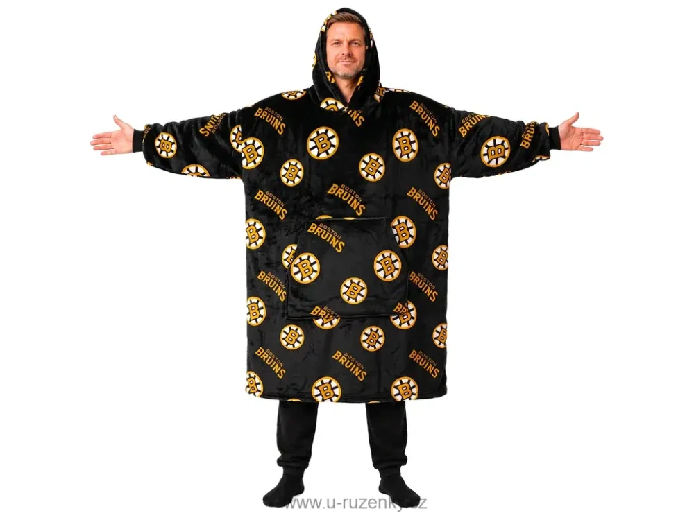 Mikinová deka NHL Boston Bruins velikost XL