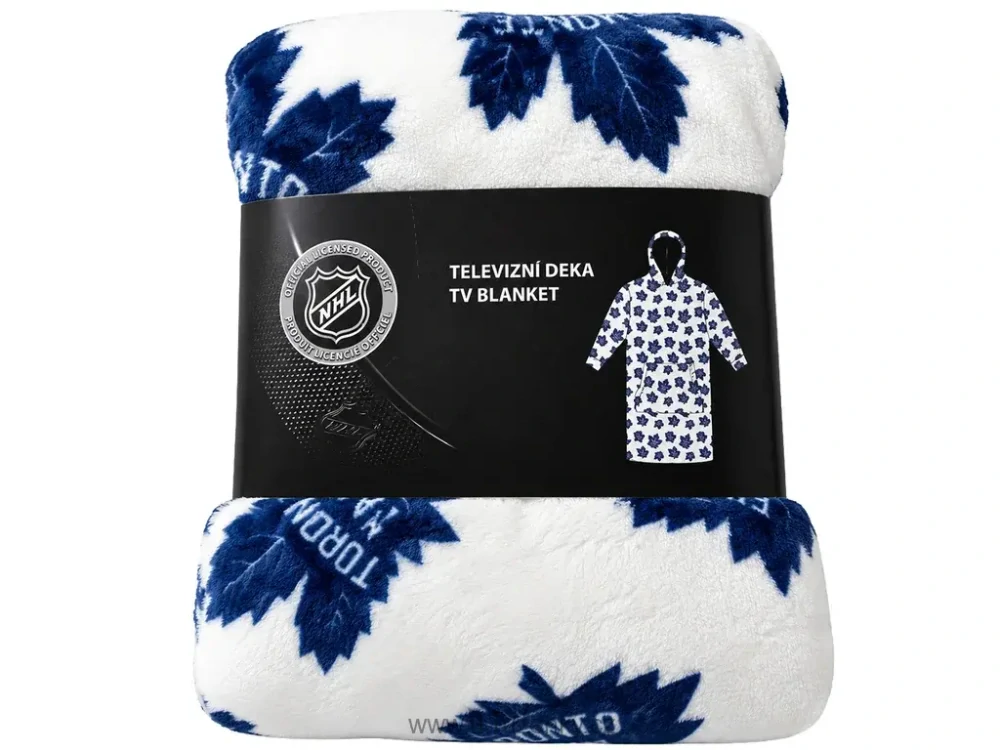 Mikinová deka NHL Toronto Maple Leafs velikost XL