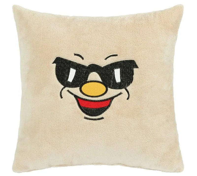 Polštářek Smíšek s výšivkou 38x38 cm