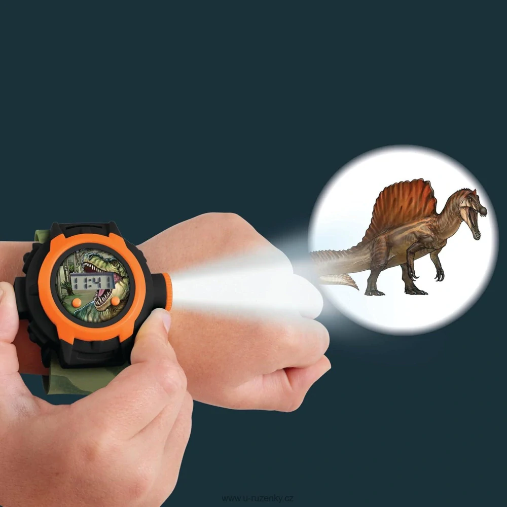 Hodinky s LED fotoprojektorem Dinosauři