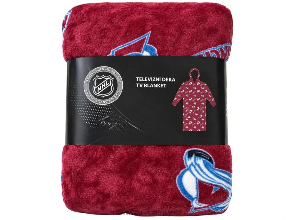 Mikinová deka NHL Colorado Avalanche velikost XL