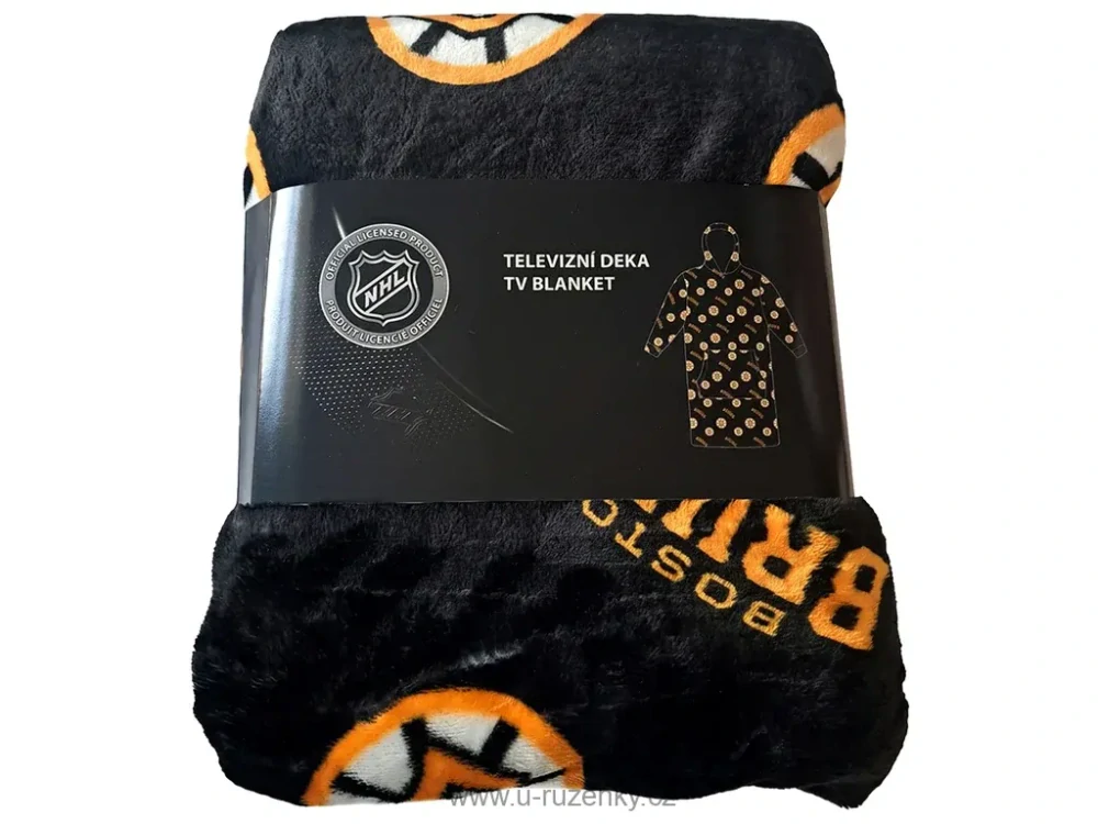 Mikinová deka NHL Boston Bruins velikost XL
