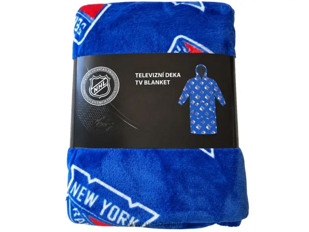 Mikinová deka NHL New York Rangers velikost XL
