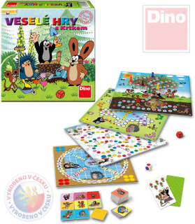  Hra Veselé hry s Krtkem (Krteček) set 5 her 5v1