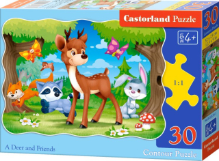 Puzzle 30 dílků - Koloušek a jeho přátelé