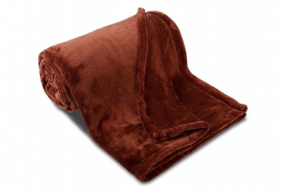 Deka MF UNI SLEEP WELL tmavě hnědá 150x200 cm