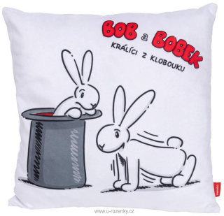 Polštář Bob a Bobek cvičit 30x30cm