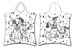 Plážová osuška pončo 101 Dalmatians 03 50x115 cm