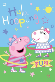 Dětská fleecová deka Peppa Pig 031 100x150 cm
