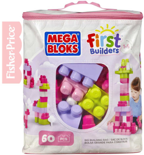 MEGA BLOKS Stavebnice 60 dílků pro holky