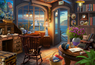 Puzzle Castorland 1000 dílků - Dům námořníka