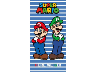  Dětská osuška Super Mario a Luigi