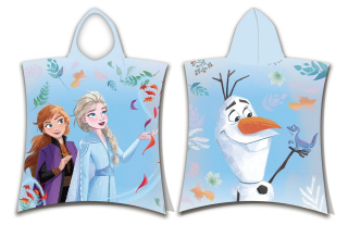 Pončo Frozen 2 Blue 50x115 cm