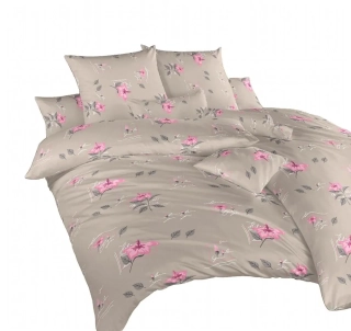 Povlečení satén Ibišek opál 