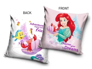 Dětský polštářek Princess Ariel Šupinka a Sebastián
