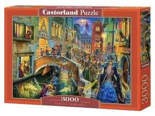 Puzzle Castorland 3000 dílků - Karneval v Benátkách