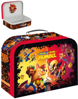 Kufřík dětský školní Crash Team Rumble klučičí 35x25cm karton