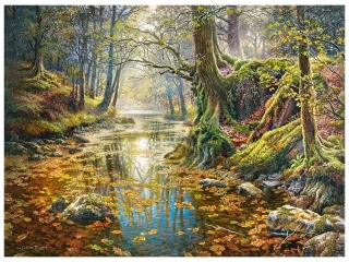 Puzzle Castorland 2000 dílků - Vzpomínka na podzimní les