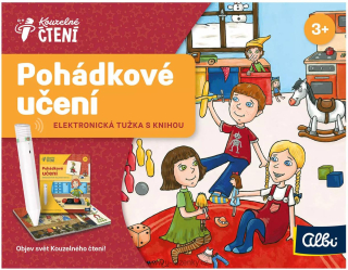 Kouzelné čtení elektronická tužka + kniha Pohádkové učení na baterie