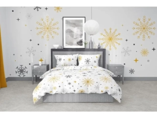 Ložní povlečení bavlněné magic white