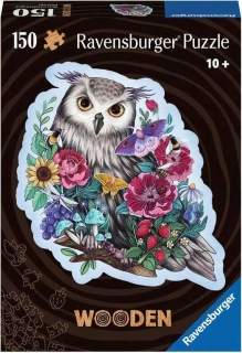 DŘEVO Puzzle 150 dílků Tajemná sova