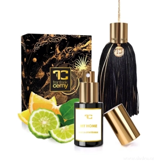 POMPON luxusní vonný střapec s bytovým parfémem MY HOME, 30 ml