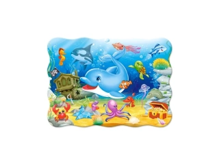 Puzzle Castorland 30 dílků - Delfín a jeho kamarádi
