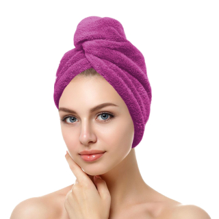 Ručník - turban na mokré vlasy