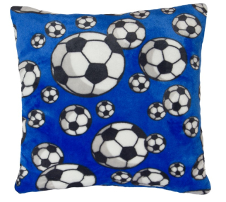 Polštářek Mazlík Korall 38x38 cm míč modrý