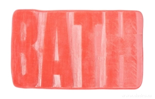 Koupelnová předložka BATH 75 x 45 cm, lososová