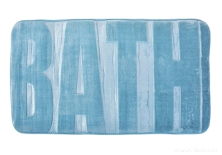 Koupelnová předložka BATH 75 x 45 cm, pastelově modrá