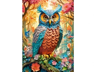 Puzzle 1000d. Cherry Pazzi, Sova