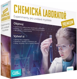  Chemická laboratoř Premium 80 aktivit a experimentů