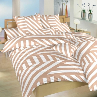 Povlečení bavlna Zebra světle hnědá 