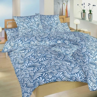 Povlečení bavlna Iluze 2 světle modrá 140x200, 70x90 cm