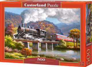Puzzle 500 dílků - Železný kůň