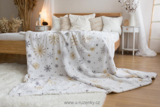 Beránková deka magic white 150 x 200