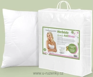 Polštář Merkádo AntiStress 900g 60°C 70x90 zip 