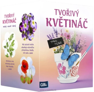 Tvořivý květináč kreativní set malý zahradník