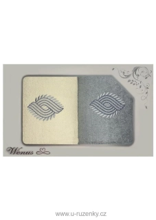 Dárkové balení osušek Wenus II - Oko krémovošedé 3