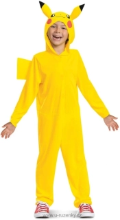 Šaty Pikachu Pokémon vel. L (109-126cm) 4-6 let 