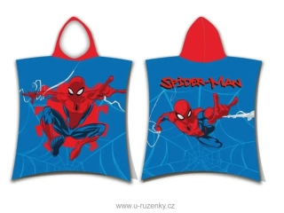 Pončo Spider-man Webshot 50x115 cm