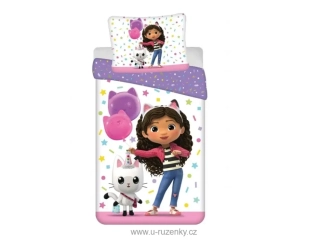 Povlečení Gabby´s Dollhouse Confetti