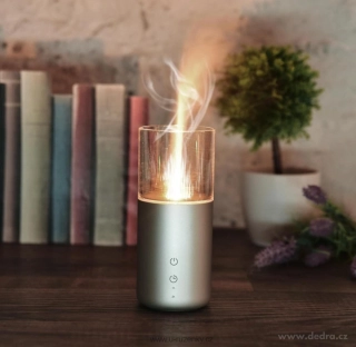 AROMIQA | přenosný USB aroma difuzér | LED osvětlení & časovač | sonická technologie